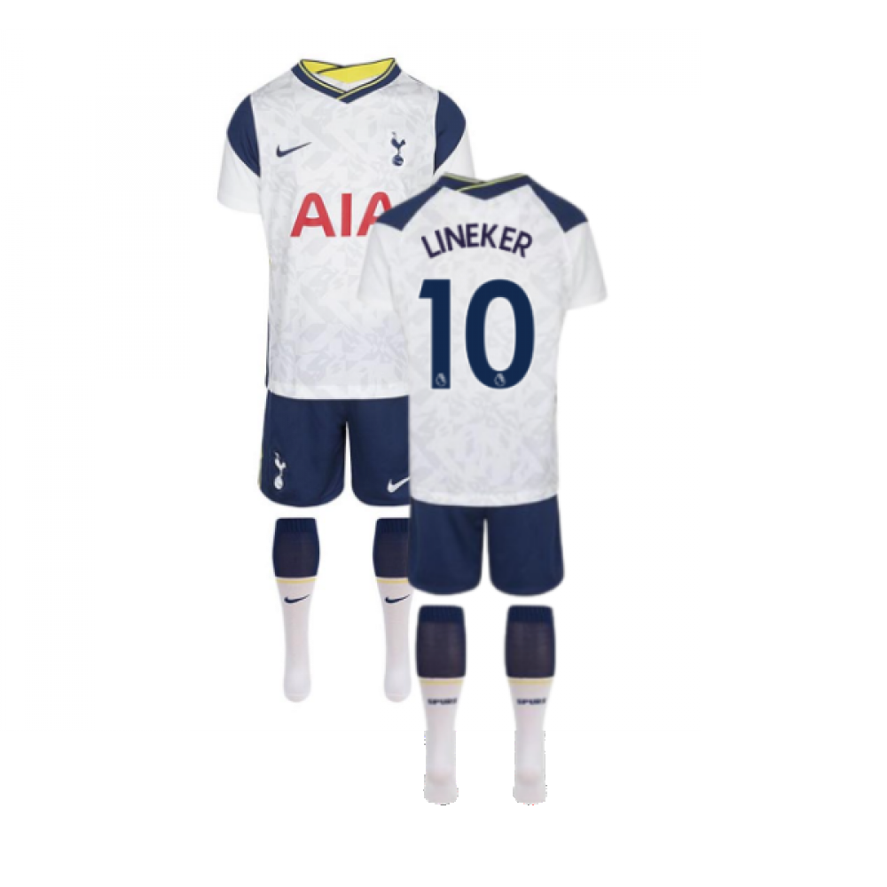 2020-2021 Tottenham Home Nike Little Boys Mini Kit (LINEKER 10)