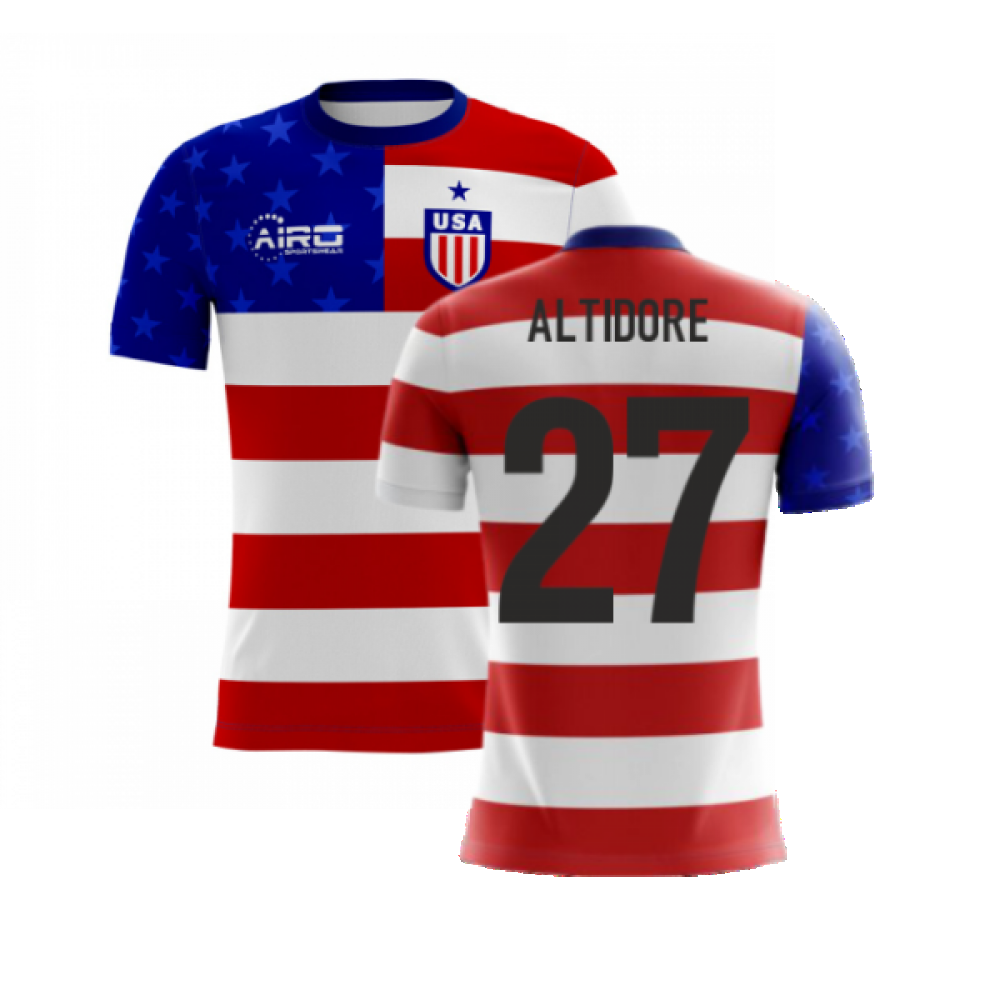 2024-2025 USA Airo Concept Home Shirt (Altidore 27)