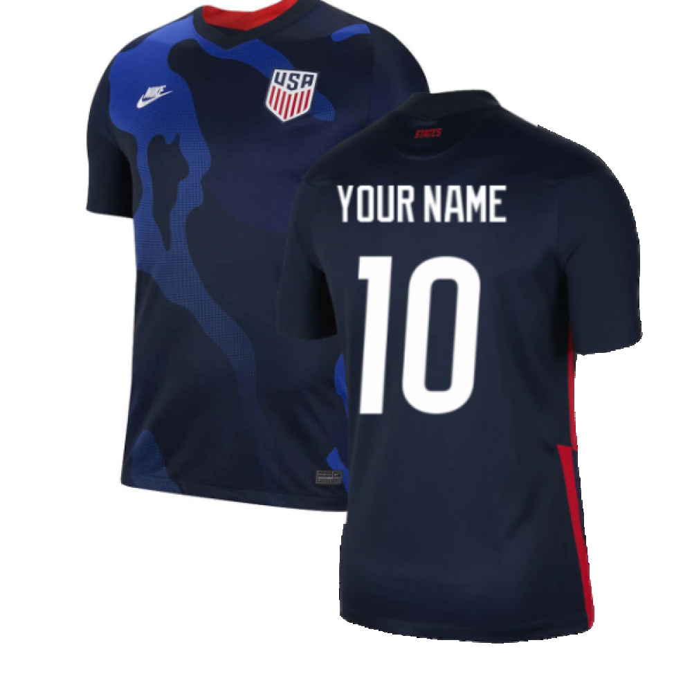 2020-2021 USA Away Shirt (Your Name)