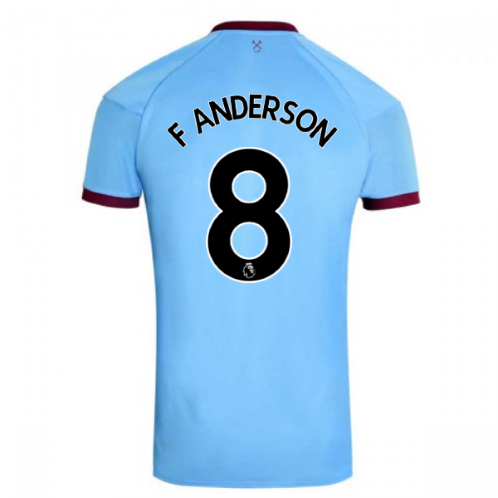 2020-2021 West Ham Away Football Shirt (F ANDERSON 8)