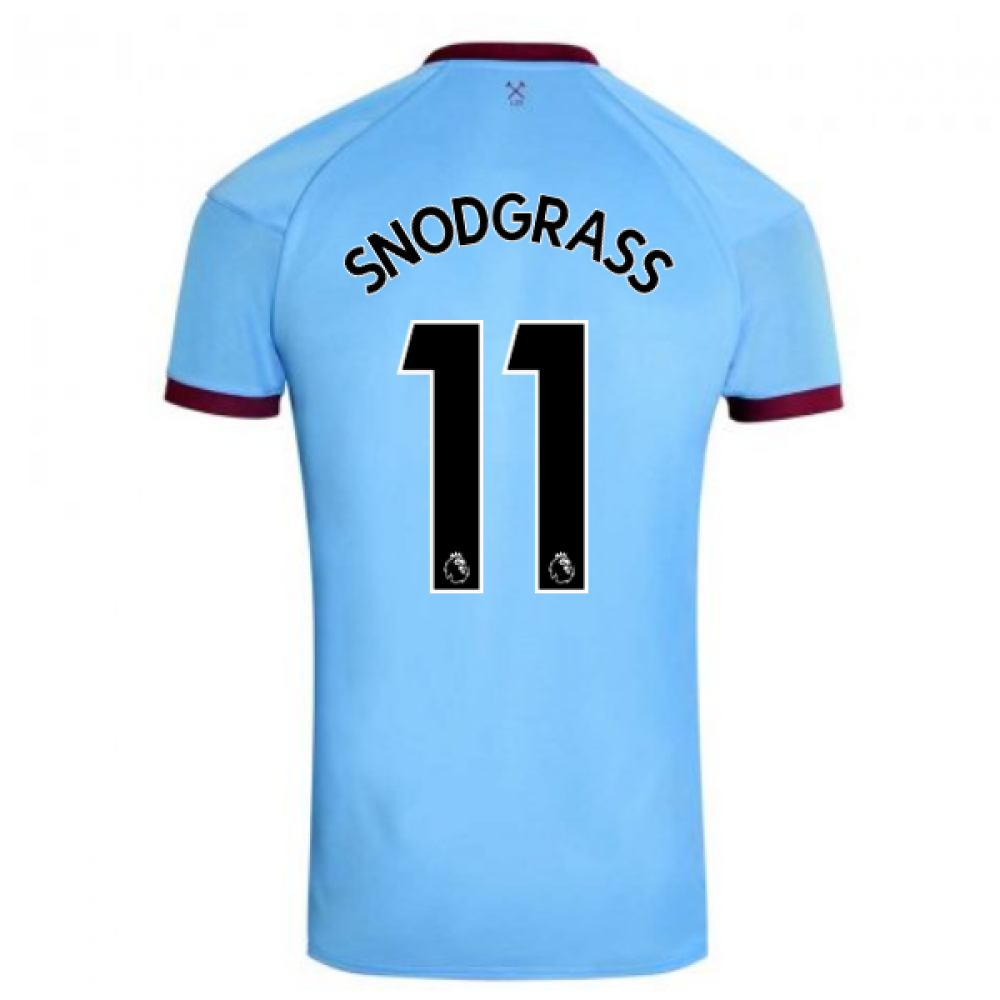 2020-2021 West Ham Away Football Shirt (SNODGRASS 11)