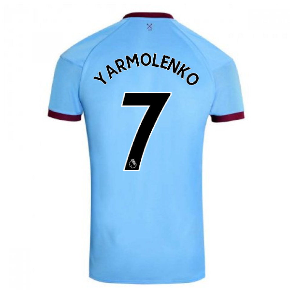 2020-2021 West Ham Away Football Shirt (YARMOLENKO 7)