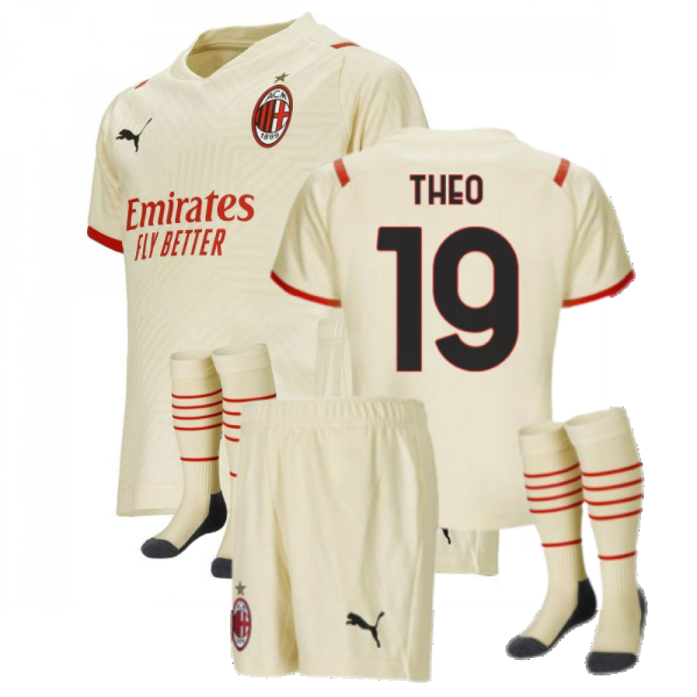 2021-2022 AC Milan Away Mini Kit (THEO 19)