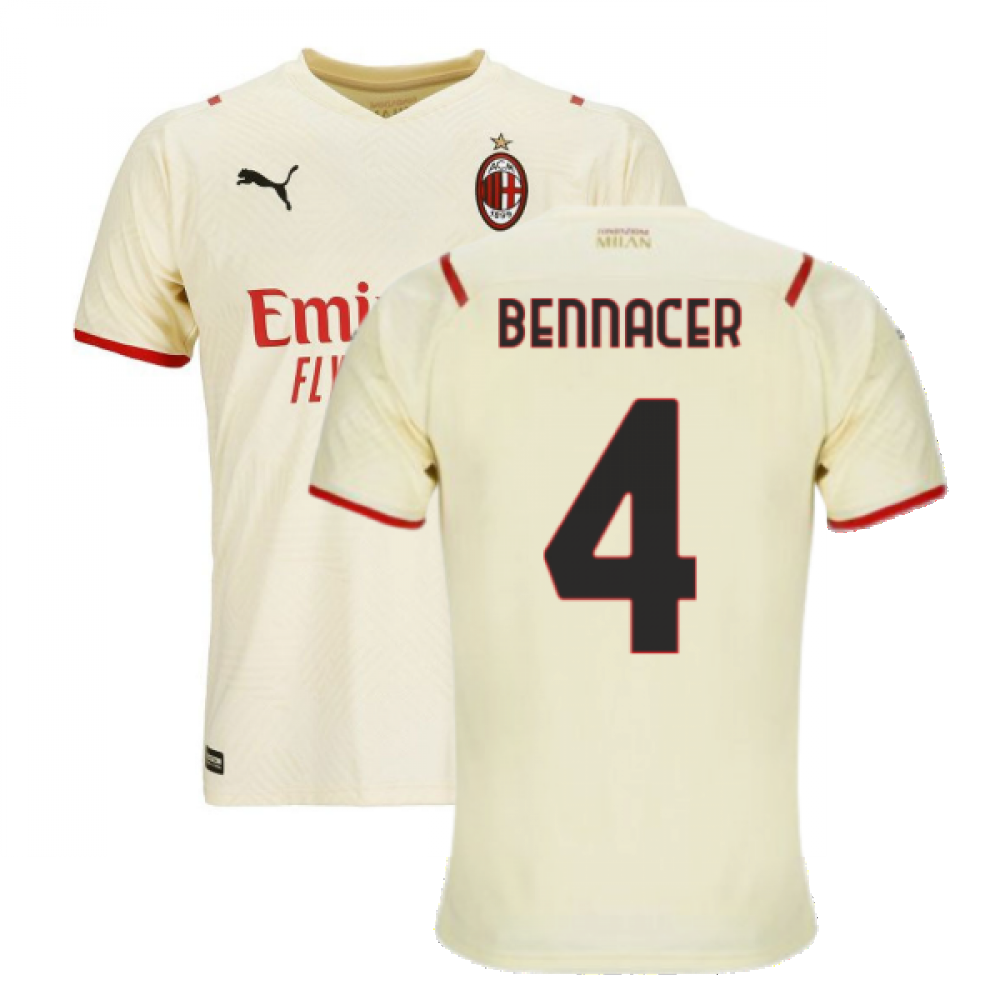 2021-2022 AC Milan Away Shirt (BENNACER 4)