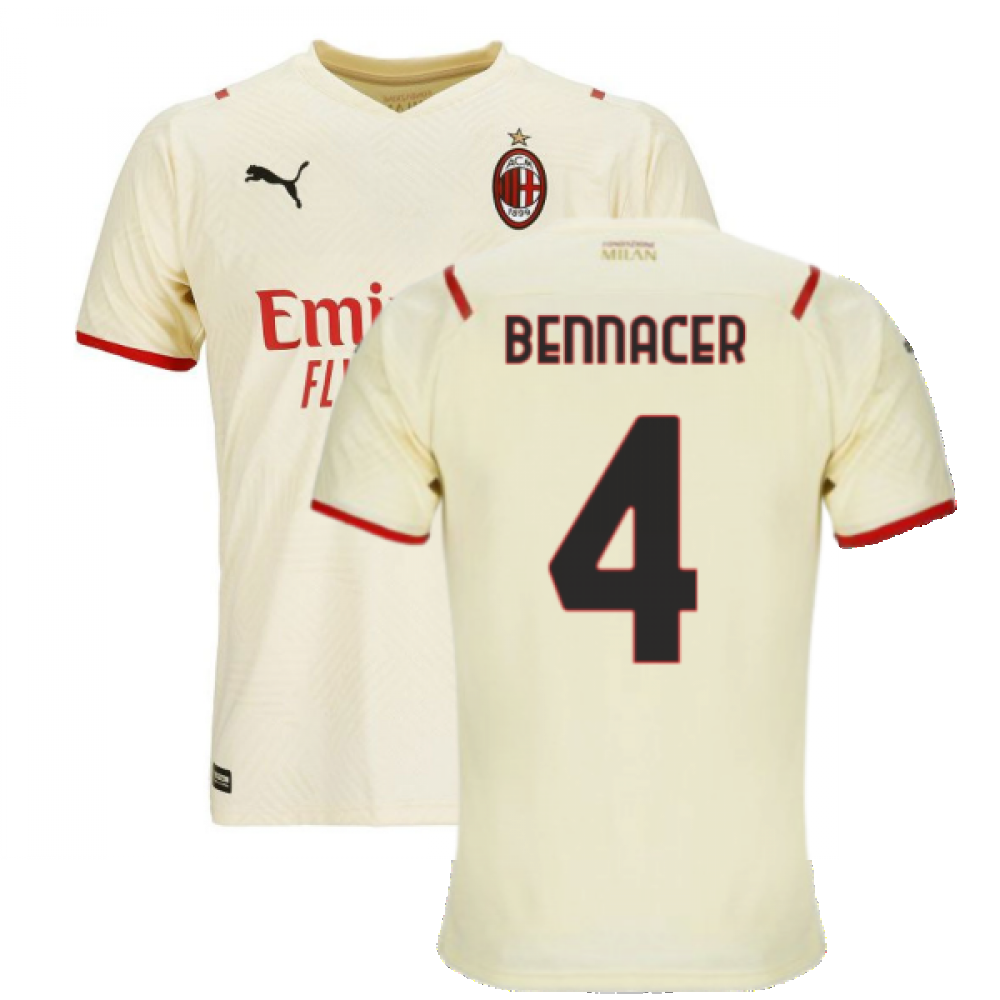 2021-2022 AC Milan Away Shirt (Kids) (BENNACER 4)