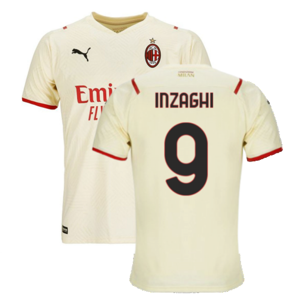 2021-2022 AC Milan Away Shirt (Kids) (INZAGHI 9)