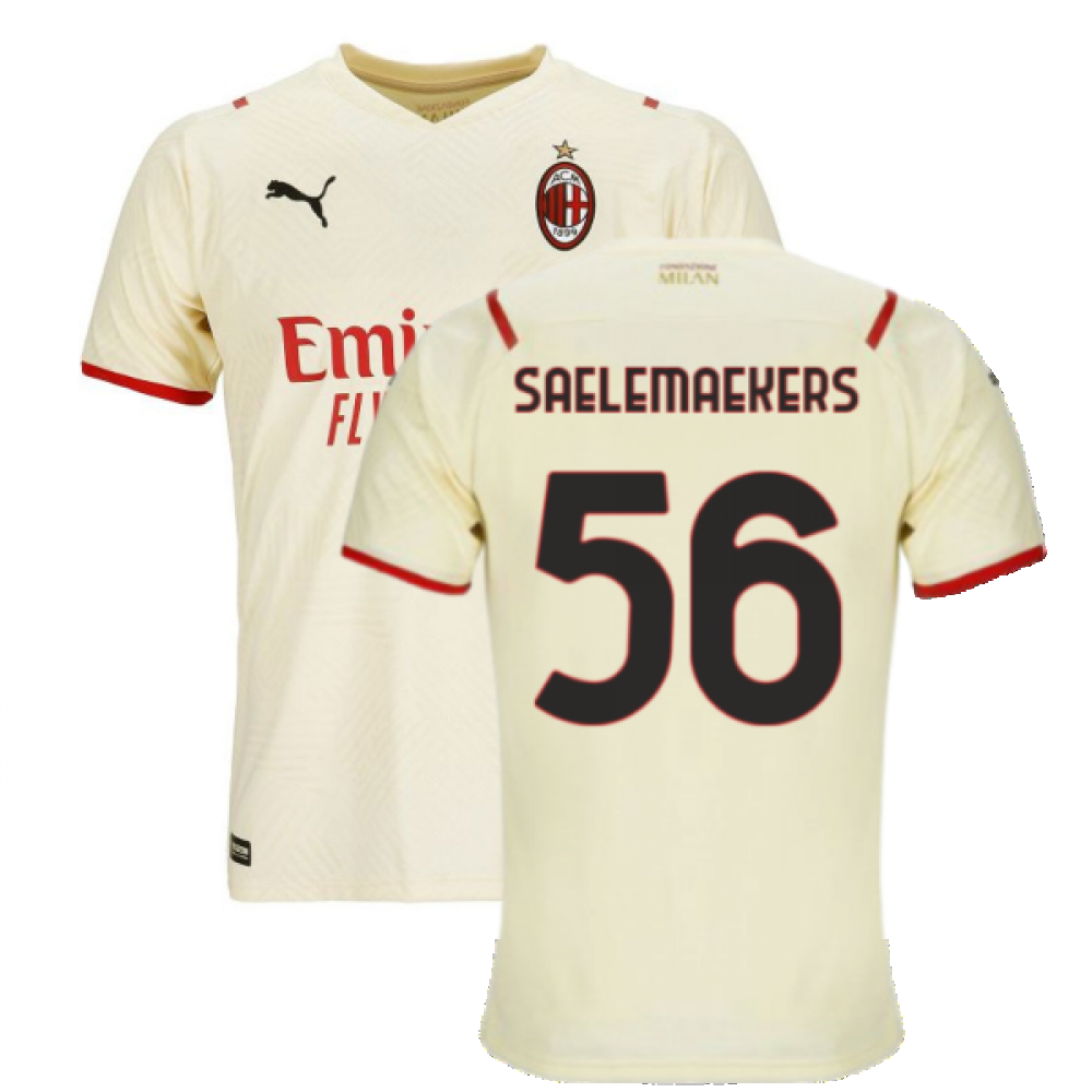 2021-2022 AC Milan Away Shirt (Kids) (SAELEMAEKERS 56)