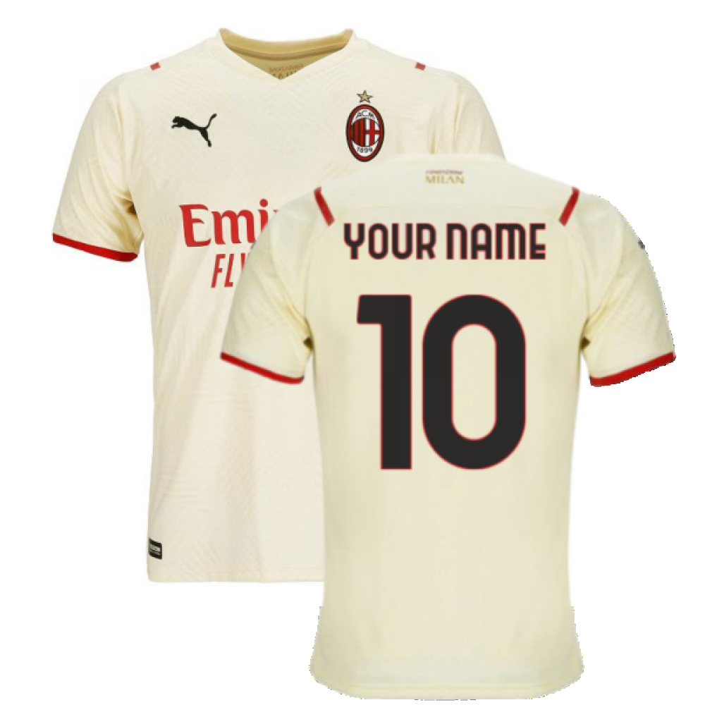 2021-2022 AC Milan Away Shirt (Kids) (Your Name)