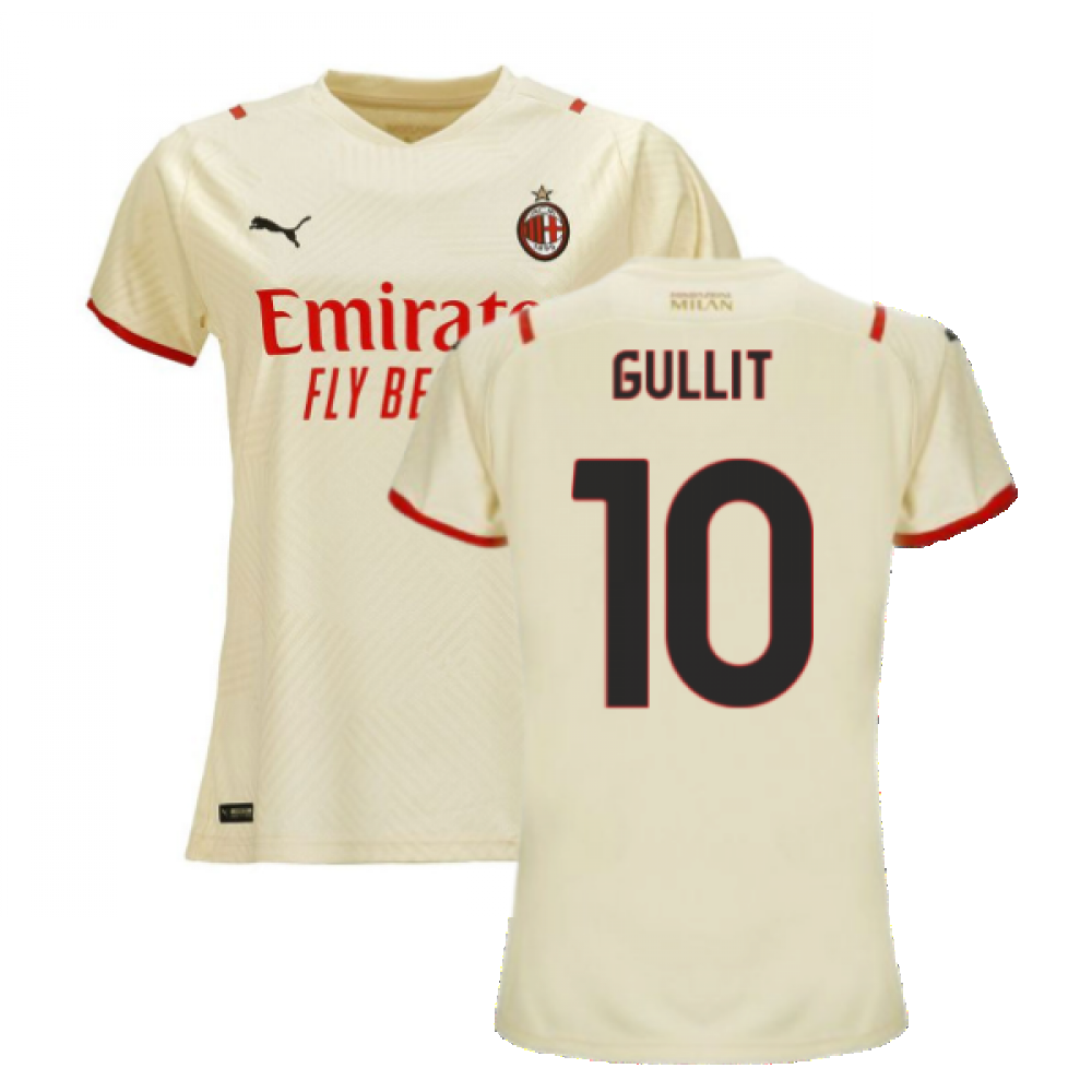 2021-2022 AC Milan Away Shirt (Ladies) (GULLIT 10)