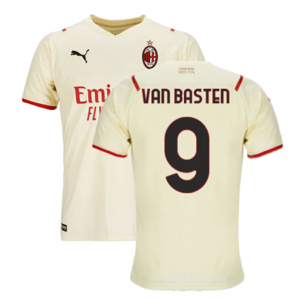 2021-2022 AC Milan Away Shirt (VAN BASTEN 9)