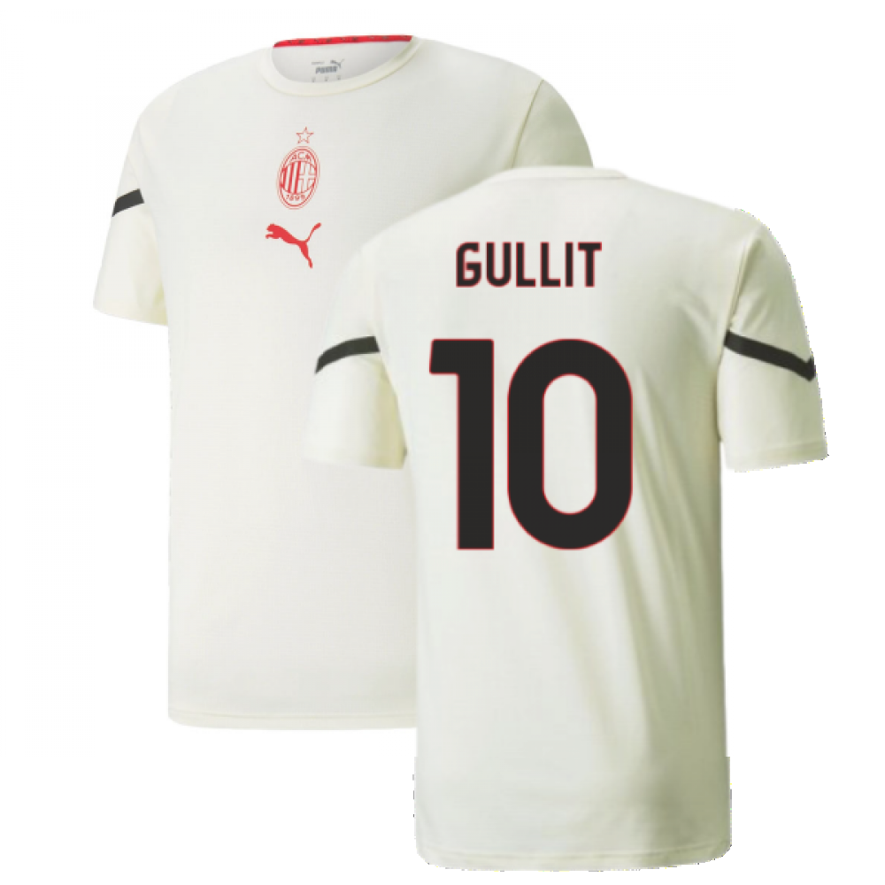 2021-2022 AC Milan Pre-Match Jersey (Afterglow) (GULLIT 10)