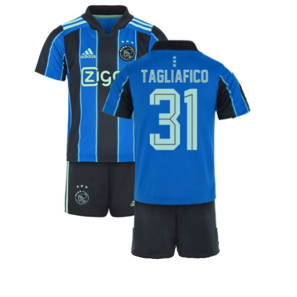 2021-2022 Ajax Away Mini Kit (TAGLIAFICO 31)