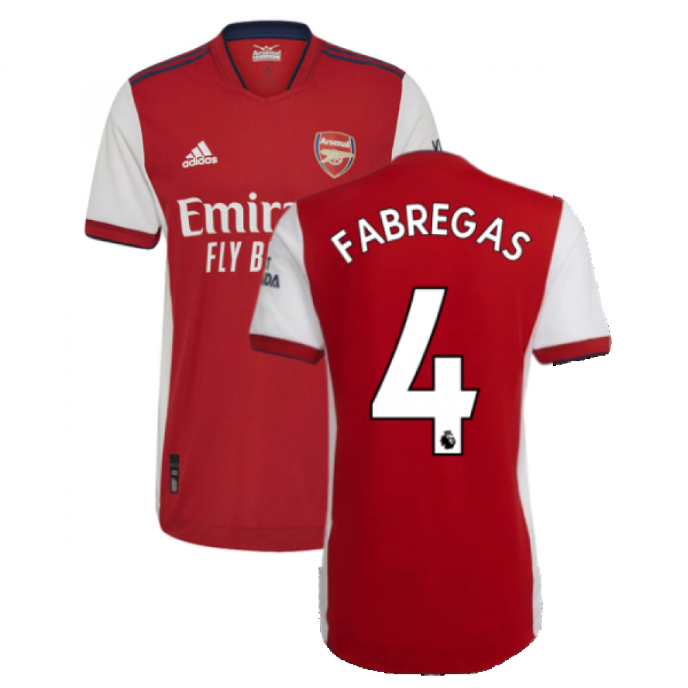 2021-2022 Arsenal Authentic Home Shirt (FABREGAS 4)