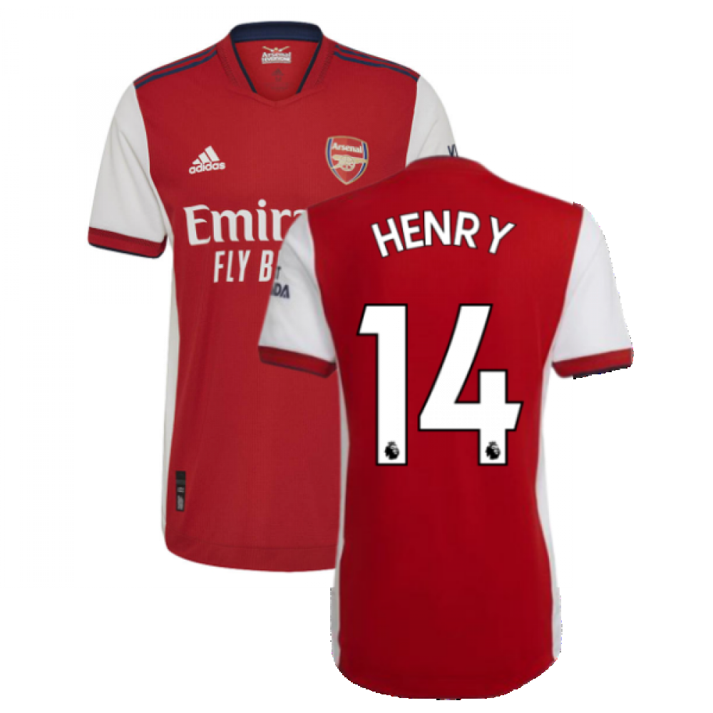 2021-2022 Arsenal Authentic Home Shirt (HENRY 14)