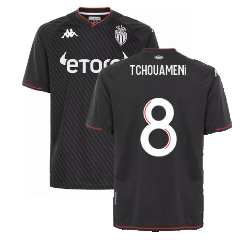 2021-2022 AS Monaco Away Shirt (TCHOUAMENI 8)