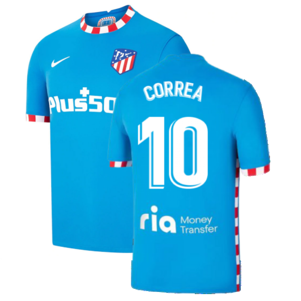 2021-2022 Atletico Madrid 3rd Shirt (CORREA 10)