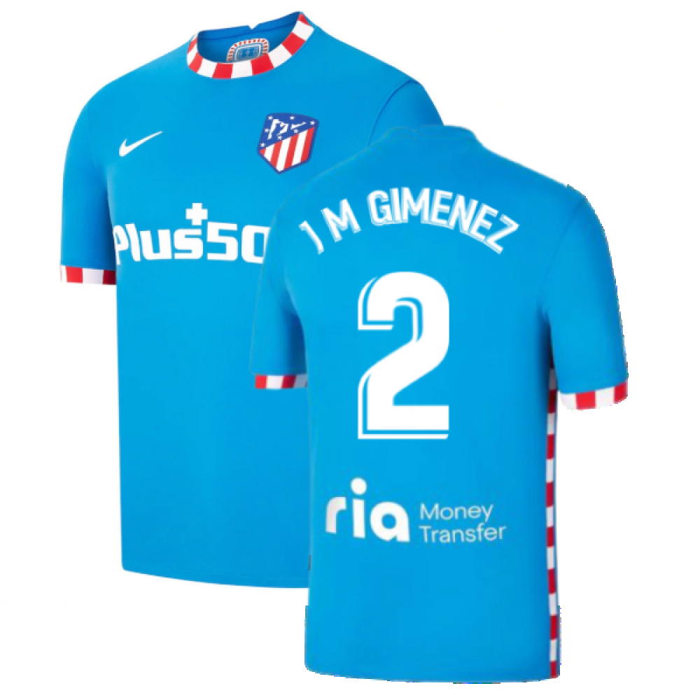 2021-2022 Atletico Madrid 3rd Shirt (J M GIMENEZ 2)