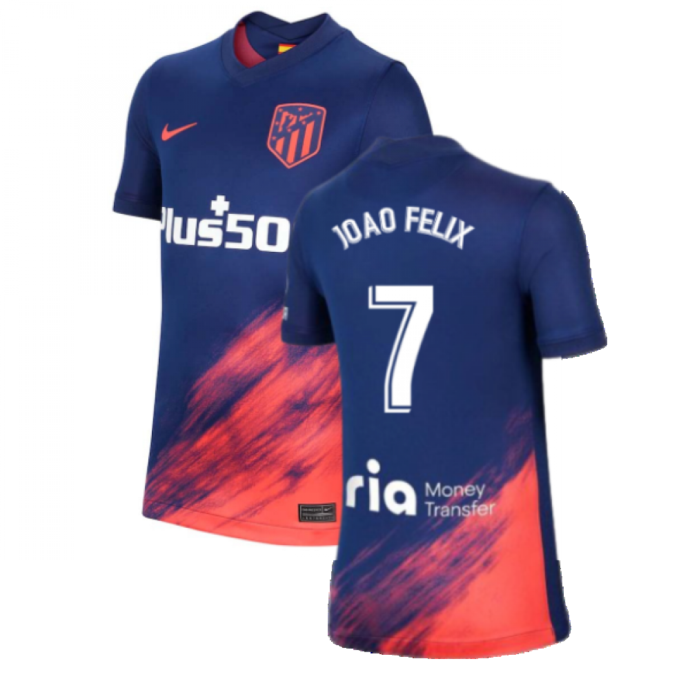 2021-2022 Atletico Madrid Away Shirt (Kids) (JOAO FELIX 7)