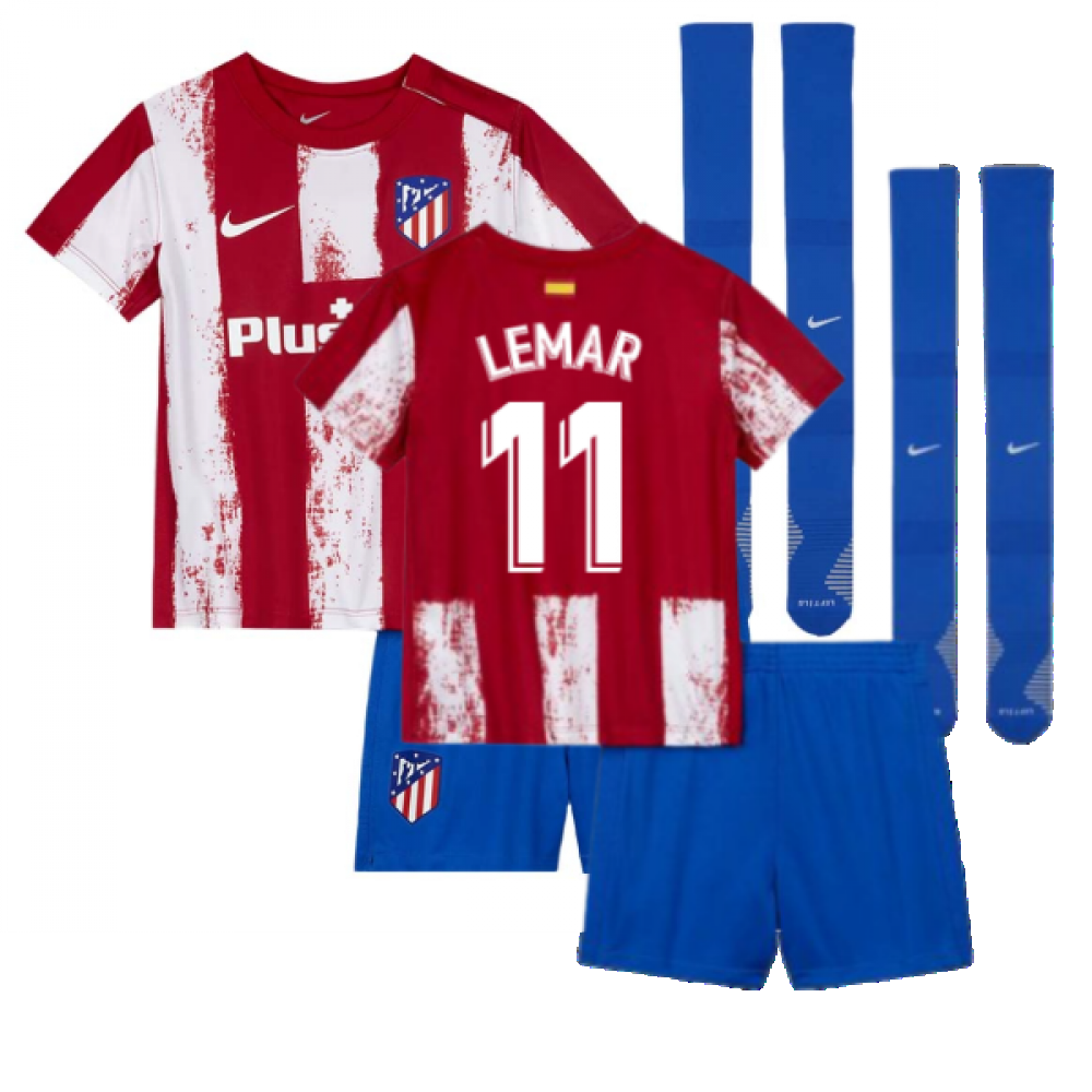 2021-2022 Atletico Madrid Little Boys Home Shirt (LEMAR 11)