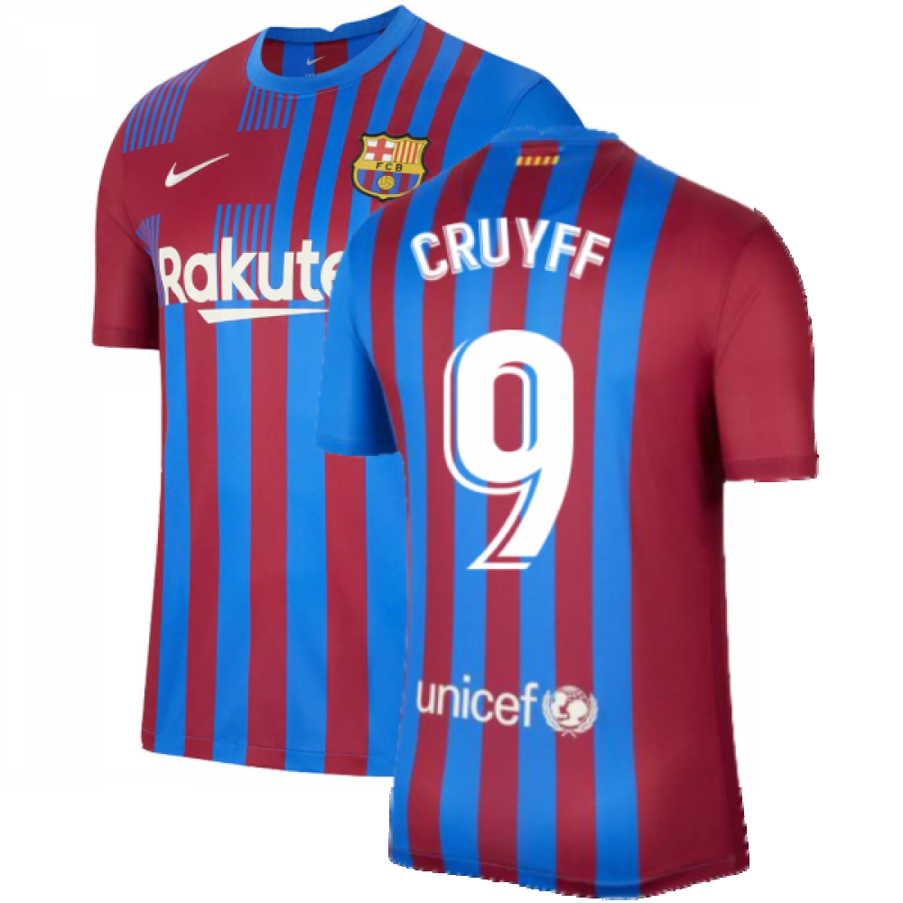 2021-2022 Barcelona Home Shirt (CRUYFF 9)