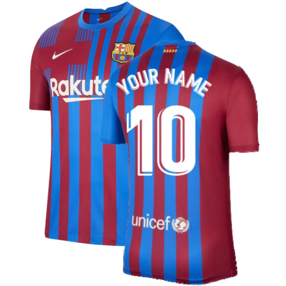 2021-2022 Barcelona Home Shirt (Your Name)