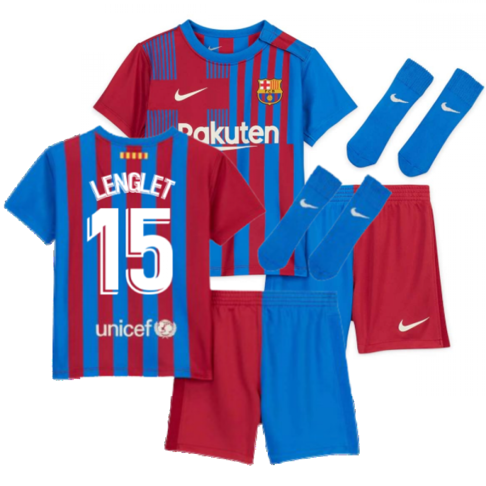 2021-2022 Barcelona Infants Home Kit (LENGLET 15)