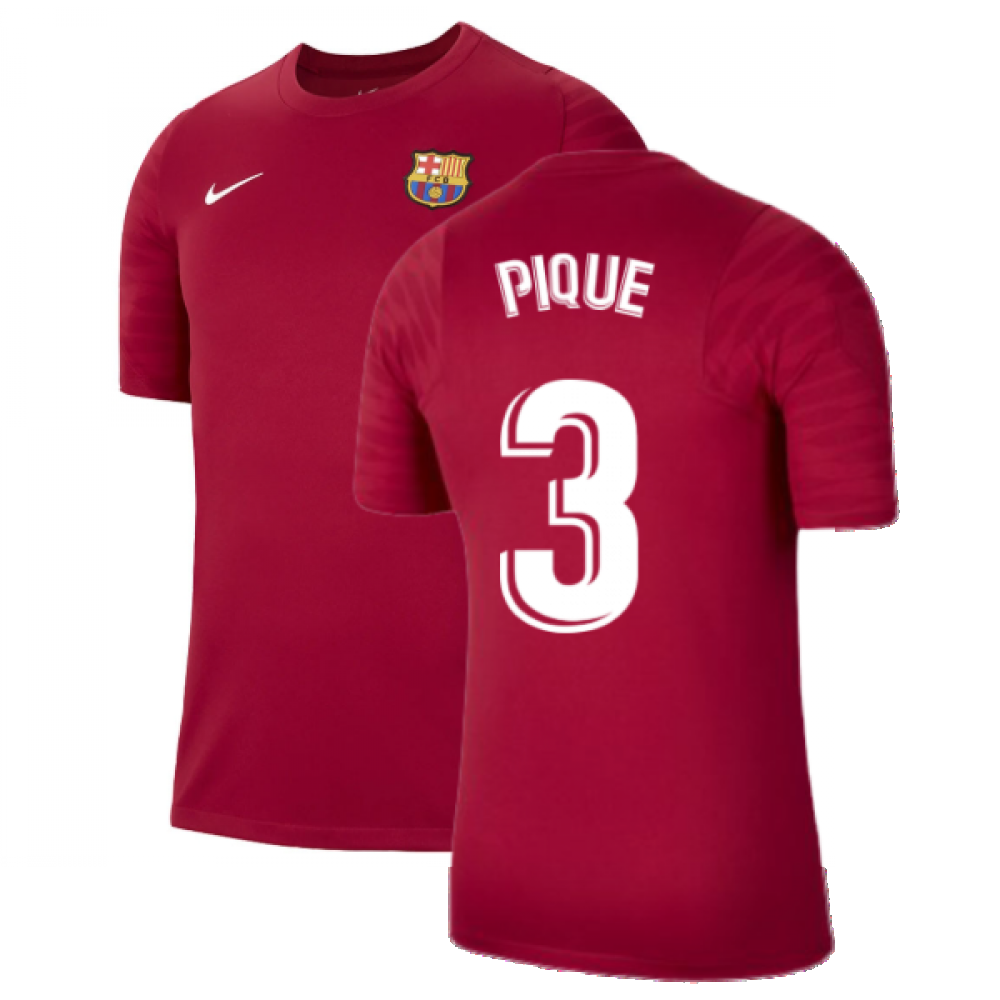 2021-2022 Barcelona Training Shirt (Noble Red) (PIQUE 3)