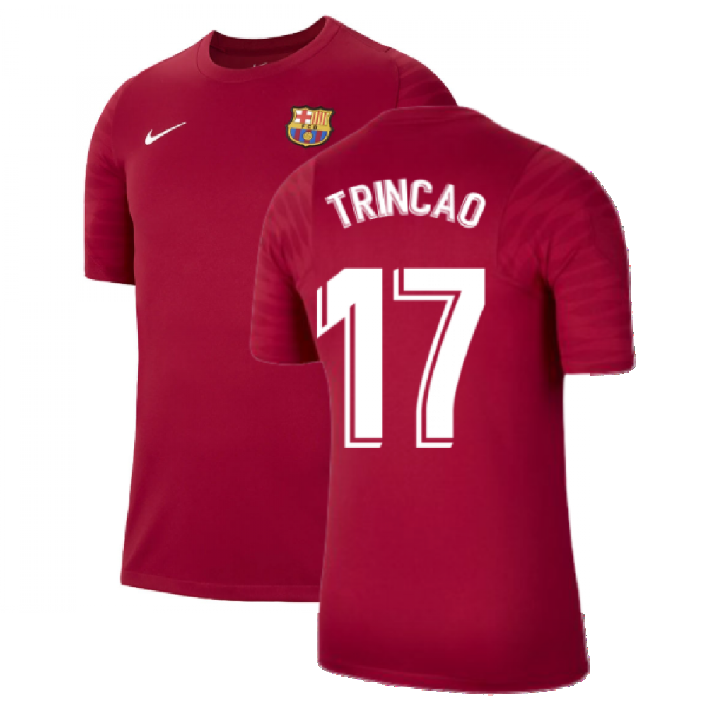 2021-2022 Barcelona Training Shirt (Noble Red) (TRINCAO 17)