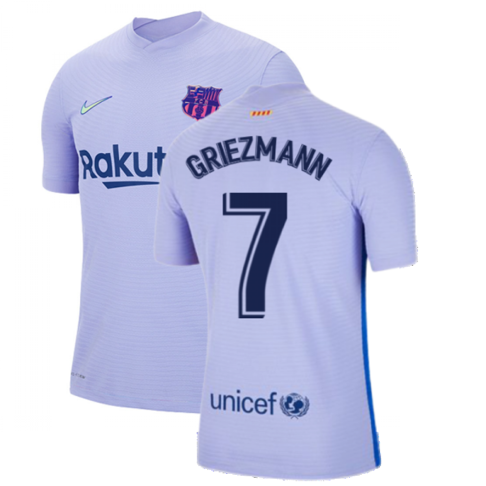 2021-2022 Barcelona Vapor Away Shirt (GRIEZMANN 7)