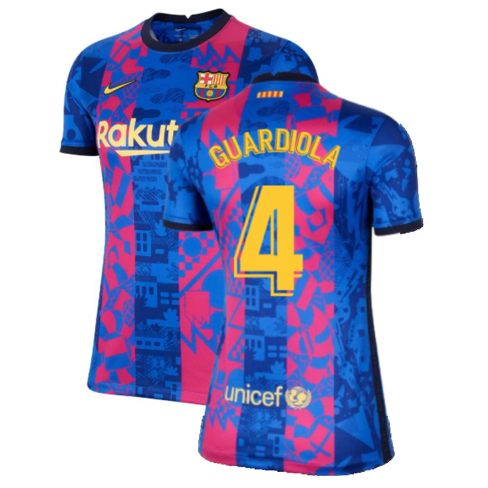 2021-2022 Barcelona Womens 3rd Shirt (GUARDIOLA 4)