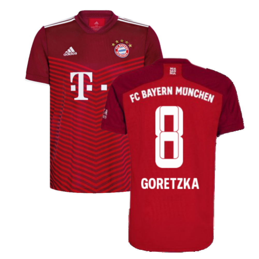 2021-2022 Bayern Munich Home Shirt (Kids) (GORETZKA 8)