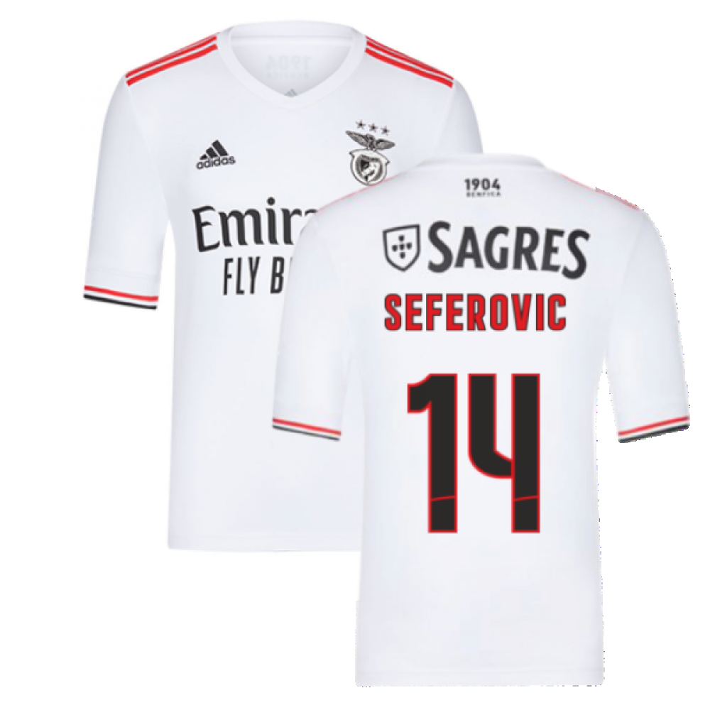 2021-2022 Benfica Away Shirt (Kids) (SEFEROVIC 14)