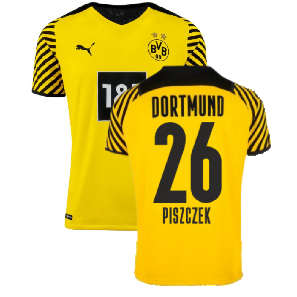 2021-2022 Borussia Dortmund Authentic Home Shirt (PISZCZEK 26)