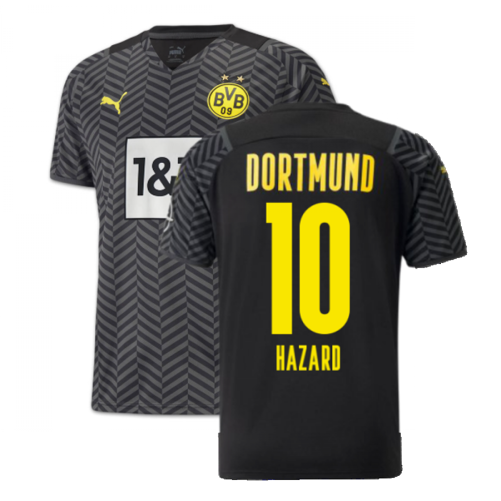 2021-2022 Borussia Dortmund Away Shirt (HAZARD 10)