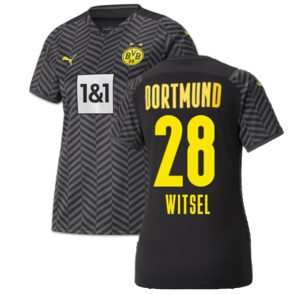 2021-2022 Borussia Dortmund Away Shirt (Kids) (WITSEL 28)