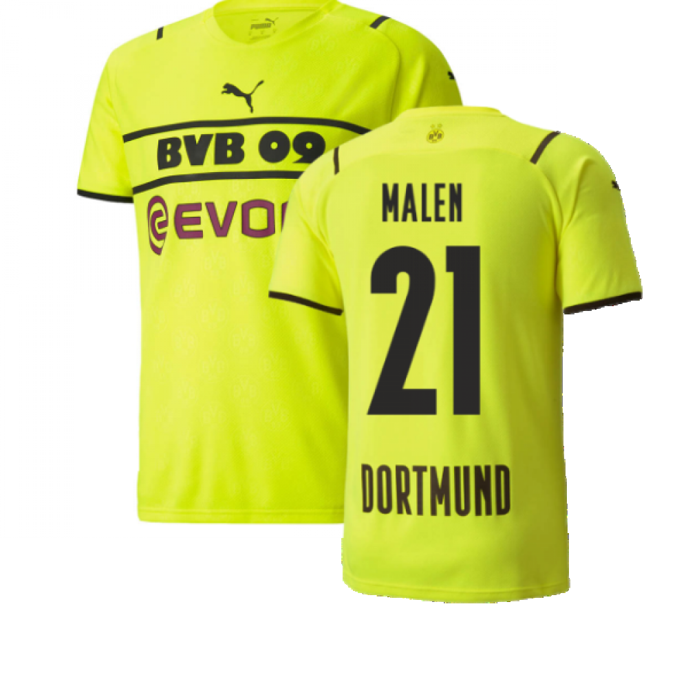 2021-2022 Borussia Dortmund CUP Shirt (Kids) (MALEN 21)