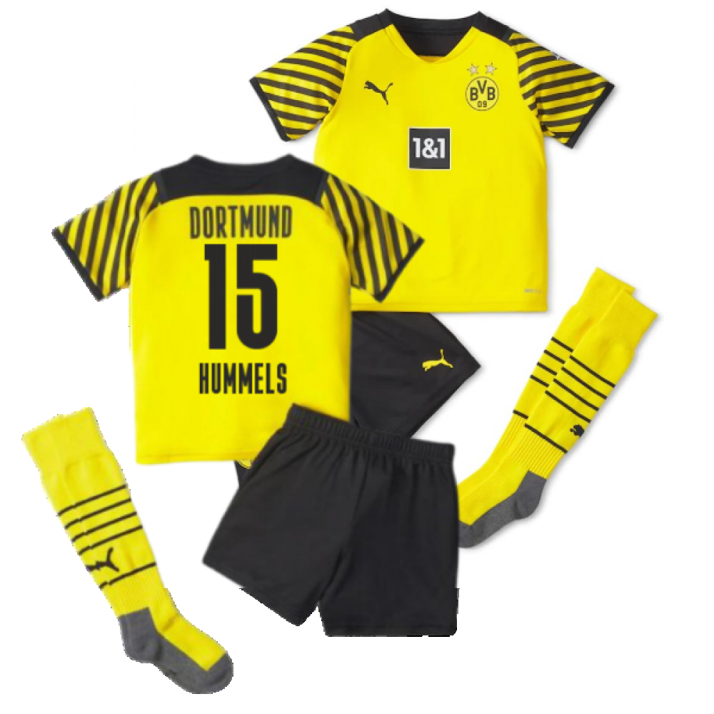 2021-2022 Borussia Dortmund Home Mini Kit (HUMMELS 15)