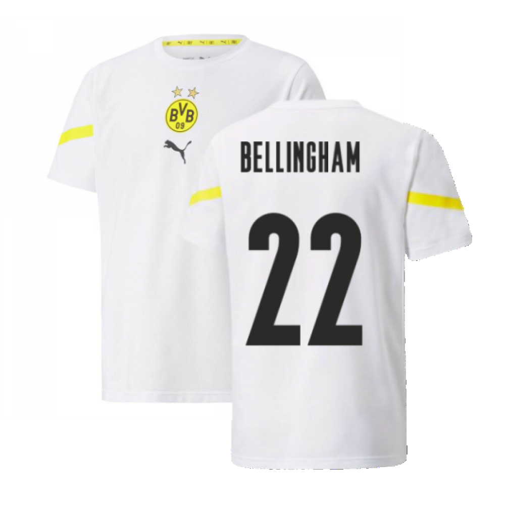 2021-2022 Borussia Dortmund Pre Match Shirt (Kids) (BELLINGHAM 22)