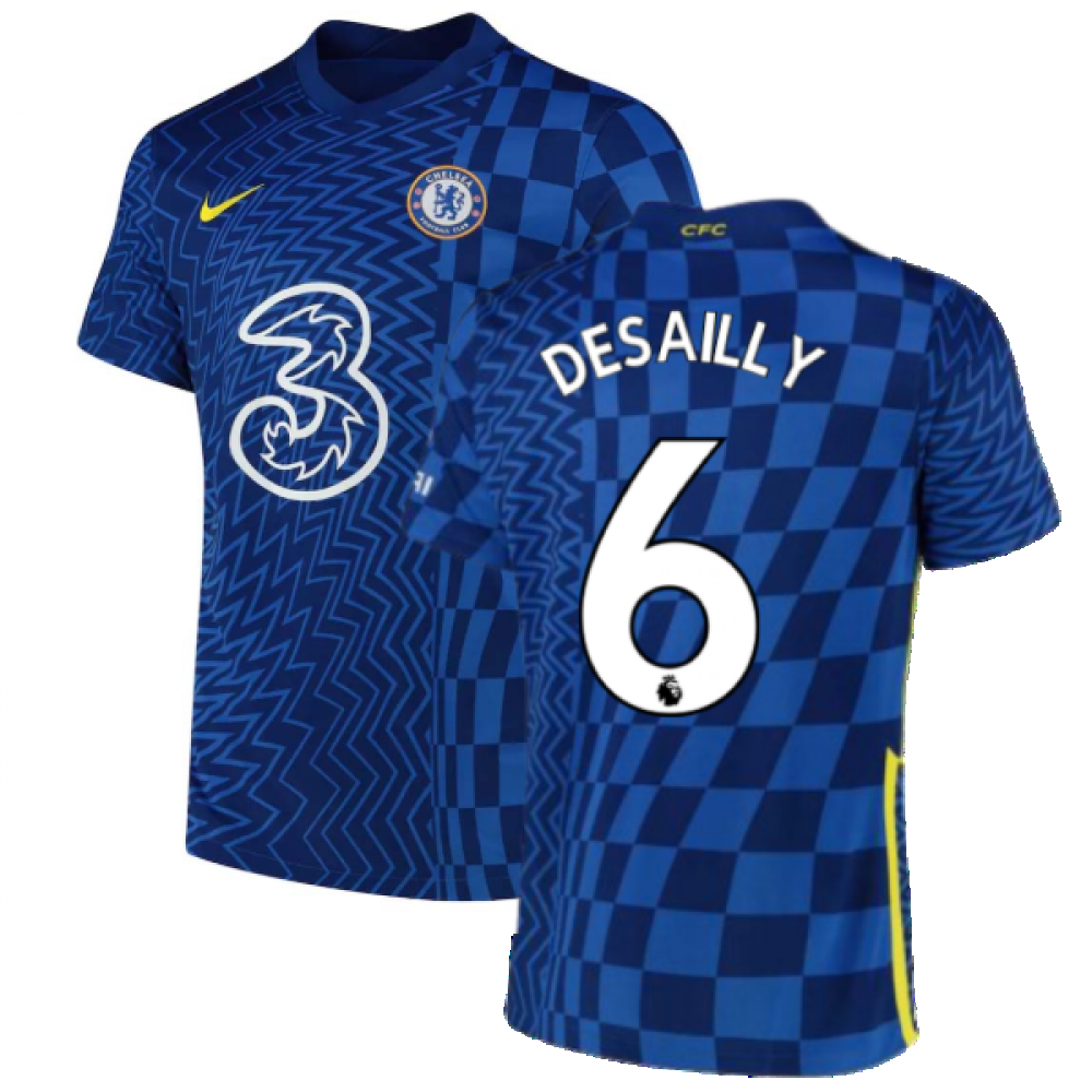 2021-2022 Chelsea Home Shirt (Kids) (DESAILLY 6)