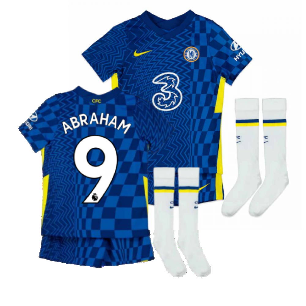 2021-2022 Chelsea Little Boys Home Mini Kit (ABRAHAM 9)