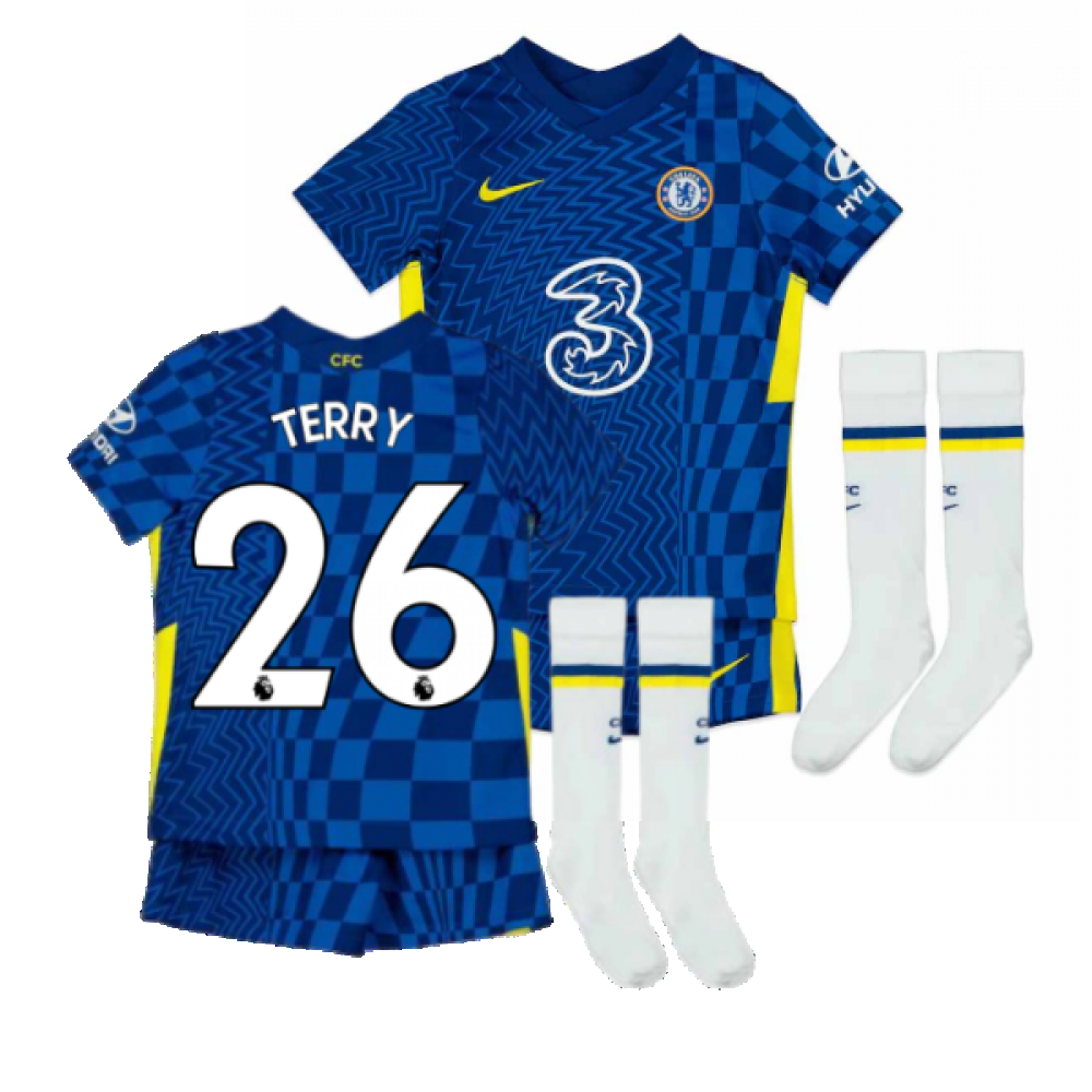 2021-2022 Chelsea Little Boys Home Mini Kit (TERRY 26)