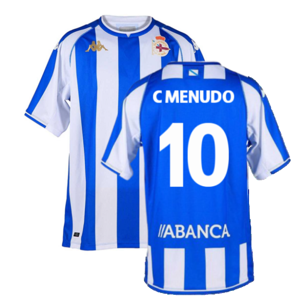 2021-2022 Deportivo La Coruna Home Shirt (C Menudo 10)