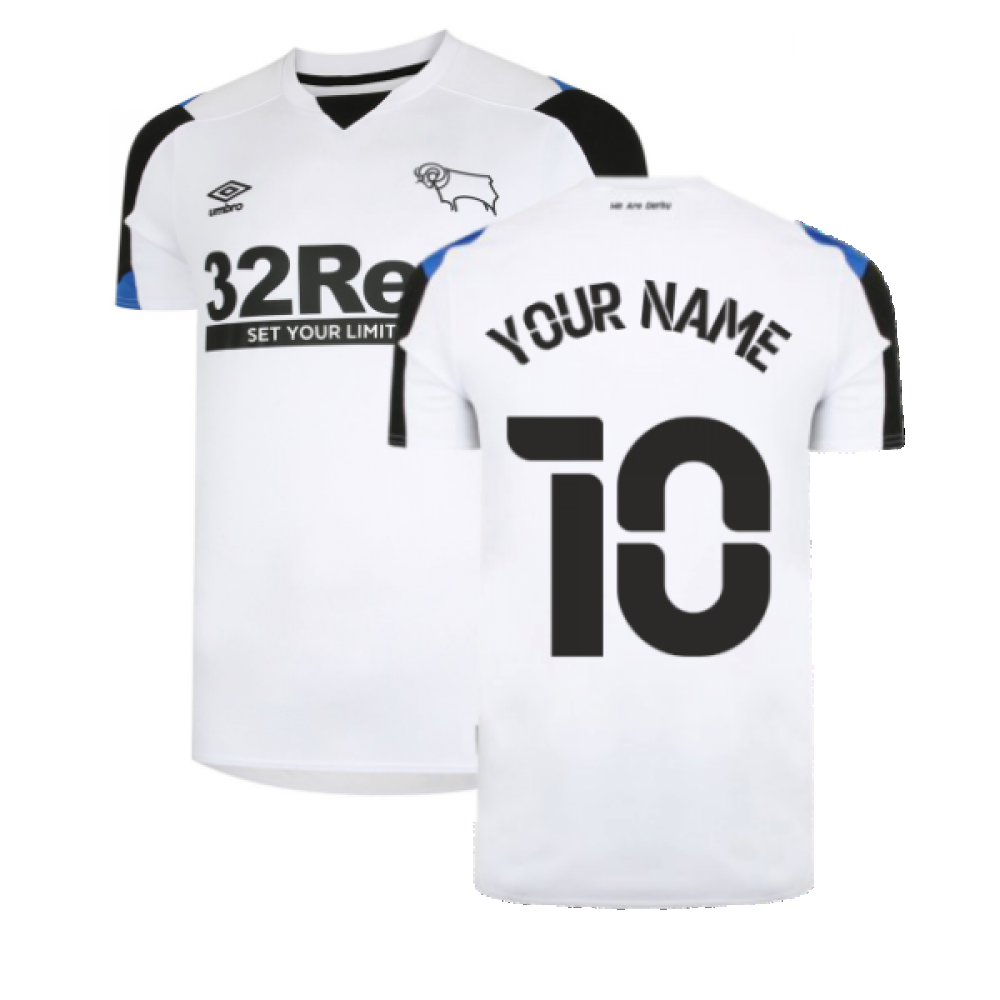 2021-2022 Derby County Home Shirt (Your Name)