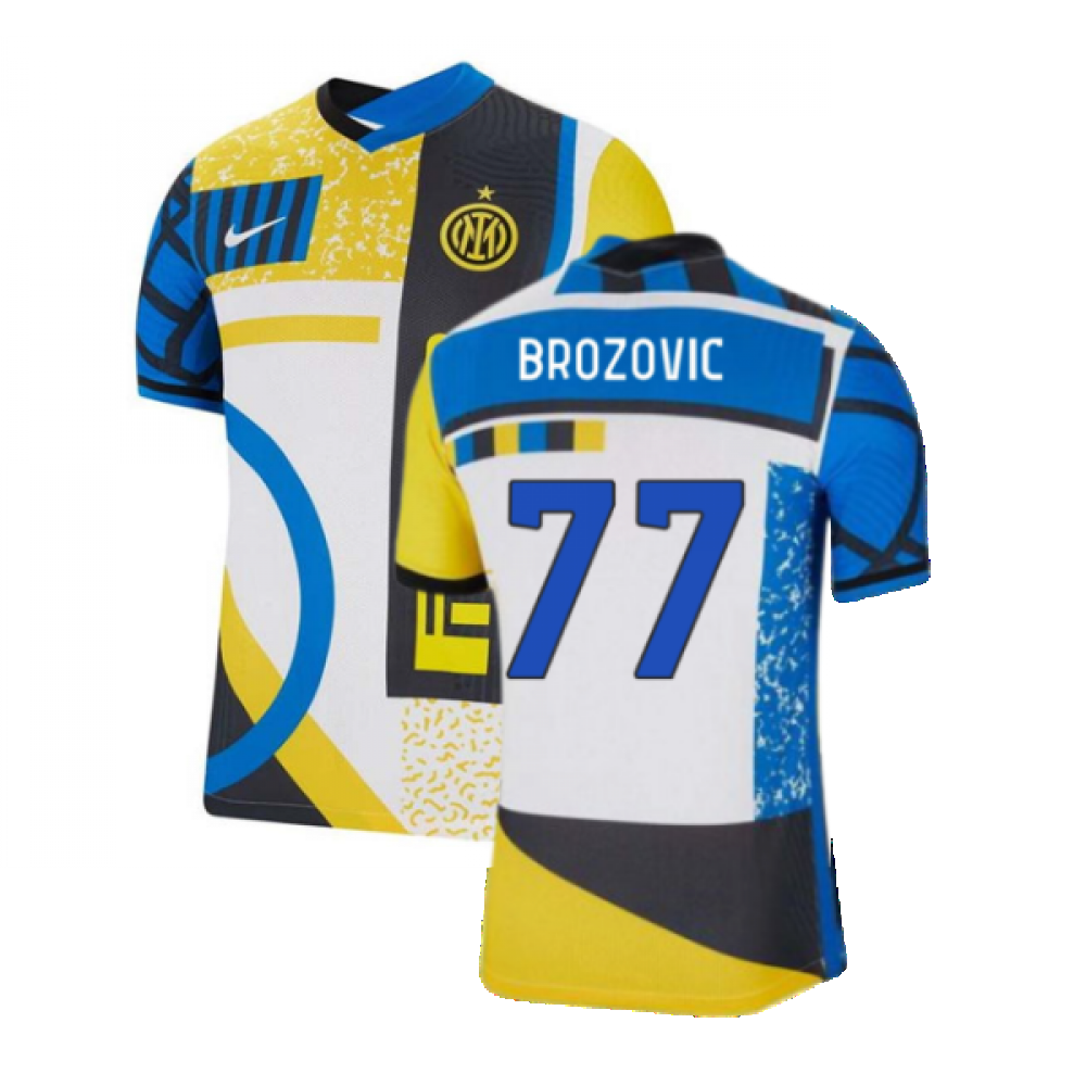 2021-2022 Inter Milan Vapor 4th Shirt (BROZOVIC 77)