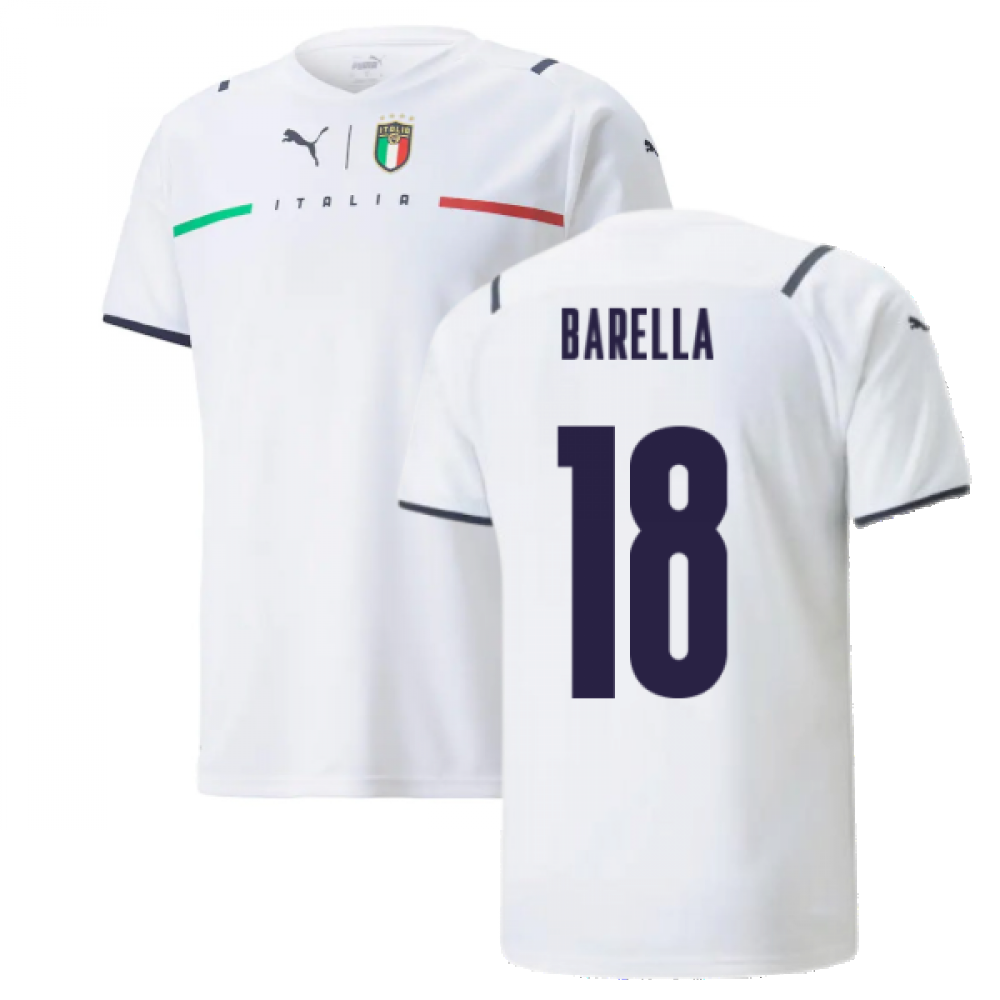 2021-2022 Italy Away Shirt (BARELLA 18)