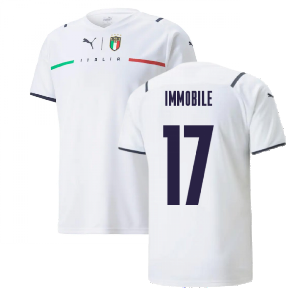 2021-2022 Italy Away Shirt (IMMOBILE 17)