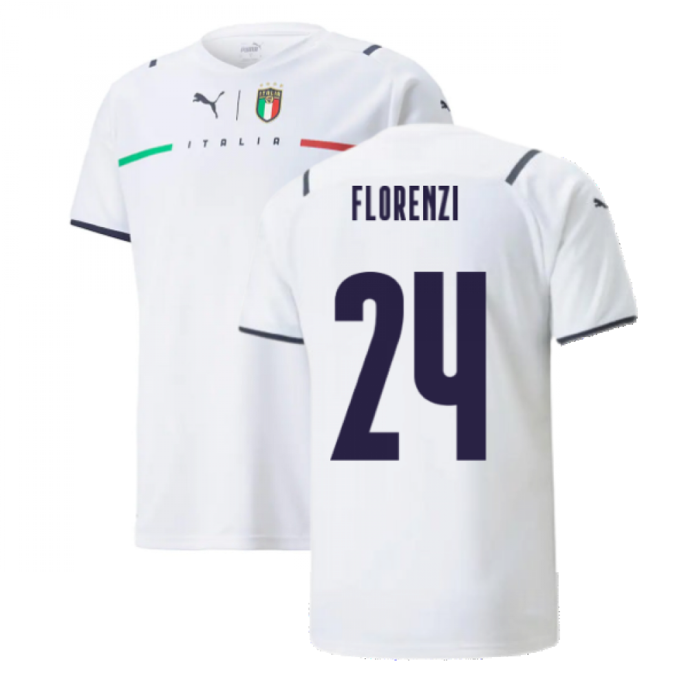 2021-2022 Italy Away Shirt (Kids) (FLORENZI 24)