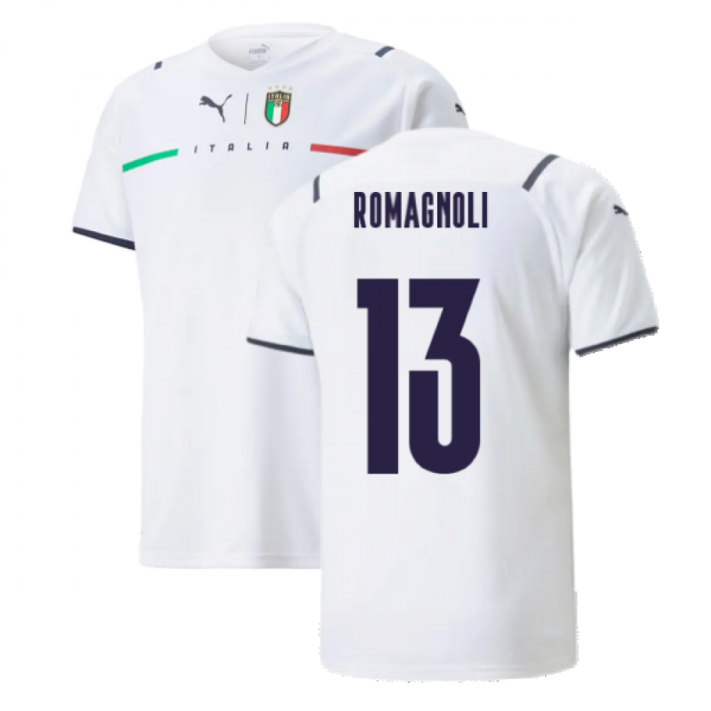 2021-2022 Italy Away Shirt (Kids) (ROMAGNOLI 13)