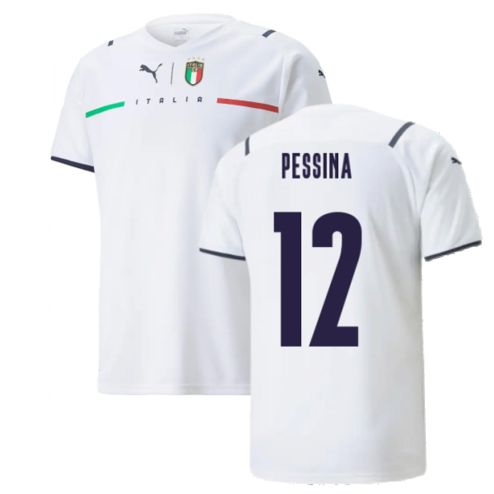 2021-2022 Italy Away Shirt (PESSINA 12)