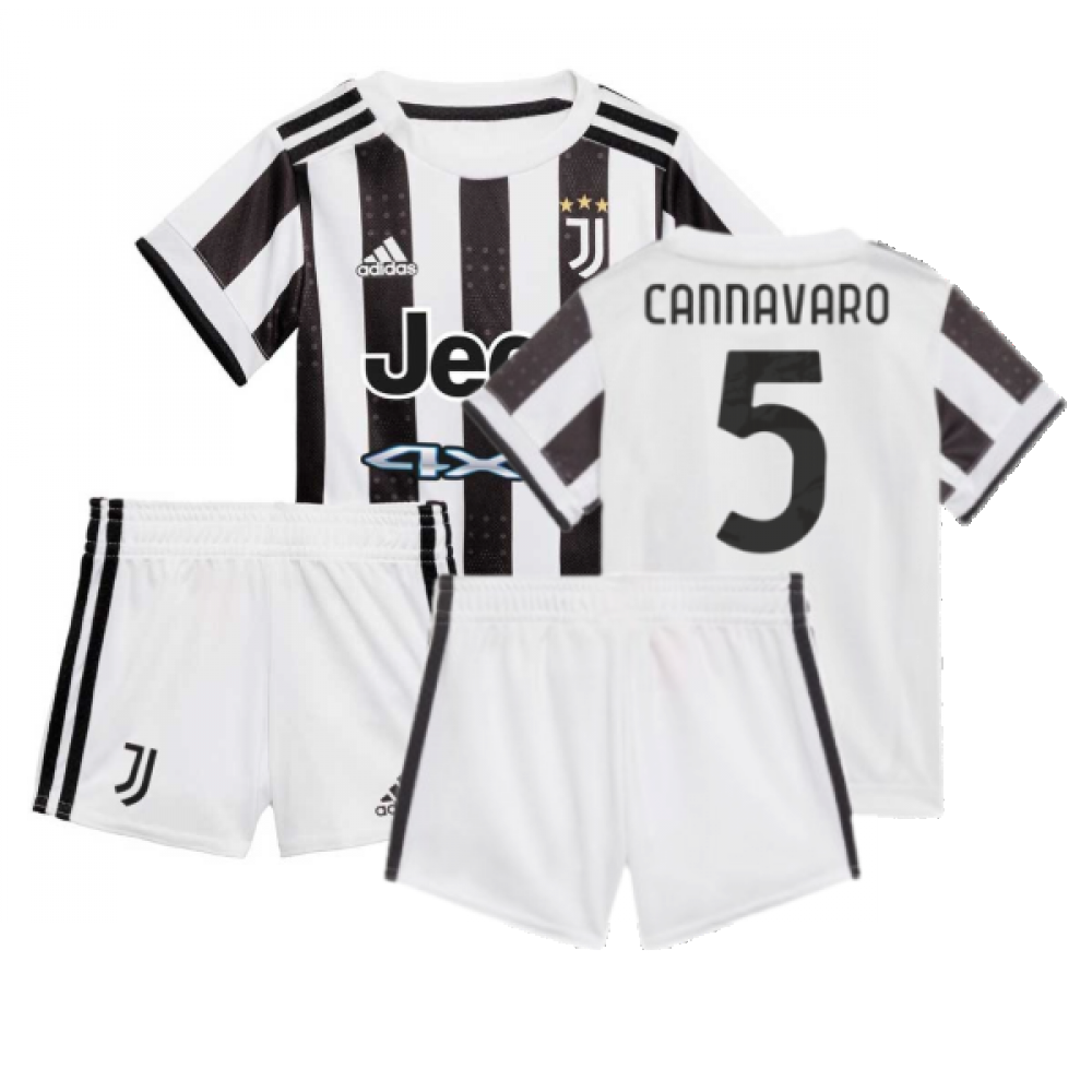 2021-2022 Juventus Home Baby Kit (CANNAVARO 5)